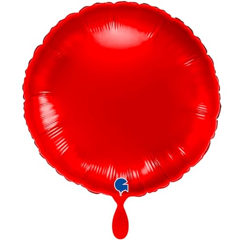 NEU Folienballon rund, ca. 38cm, unifarben, rot NEU Folienballon rund, ca. 38cm, unifarben, rot von CREATIV DISCOUNT