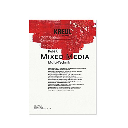 NEU KREUL Paper Mixed Media DIN A4, 10 Blatt 300 g NEU KREUL Paper Mixed Media DIN A4, 10 Blatt 300 g von CREATIV DISCOUNT