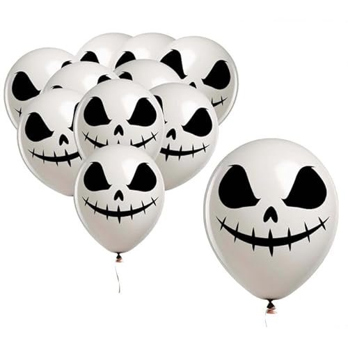 NEU Latex-Luftballons Halloween Geist, weiß, ca. 30cm, 10 Stück NEU Latex-Luftballons Halloween Geist, weiß, ca. 30cm, 10 Stück von CREATIV DISCOUNT