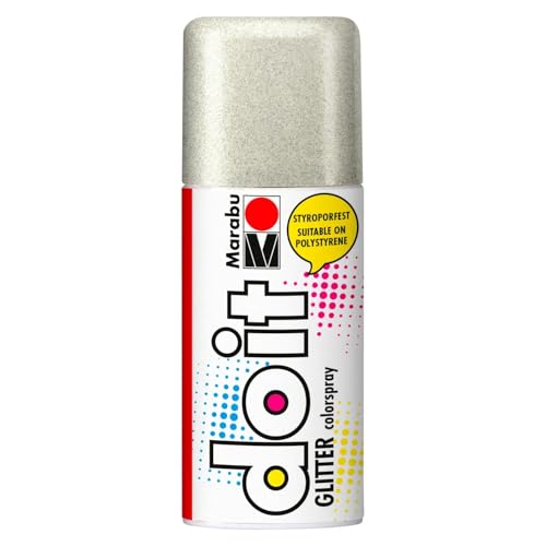 NEU Marabu do it GLITTER, 150ml, Glitter-Silber NEU Marabu do it GLITTER, 150ml, Glitter-Silber von CREATIV DISCOUNT