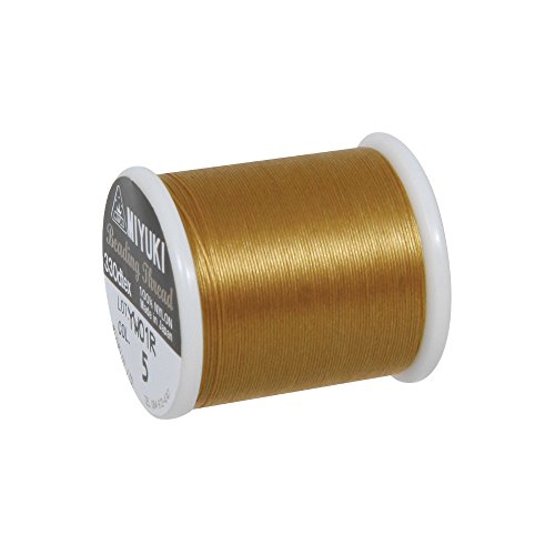 NEU Miyuki Perlengarn, 0,27mm, 50m, Gold von CREATIV DISCOUNT