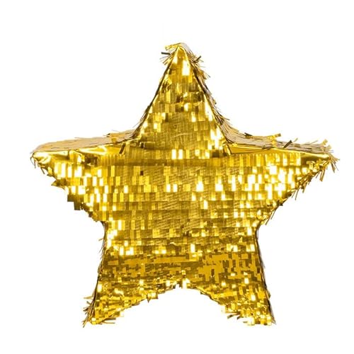 NEU Pinata Stern, mit Flitterfolie bedeckt, gold, 44x44cm NEU Pinata Stern, mit Flitterfolie bedeckt, gold, 44x44cm von CREATIV DISCOUNT