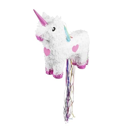 NEU Pinata weißes Einhorn, zum Ziehen, 47x39x13 cm NEU Pinata weißes Einhorn, zum Ziehen, 47x39x13 cm von CREATIV DISCOUNT