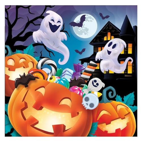 NEU Servietten Halloween Geister Party, 16x16cm, 20 Stück NEU Servietten Halloween Geister Party, 16x16cm, 20 Stück von CREATIV DISCOUNT