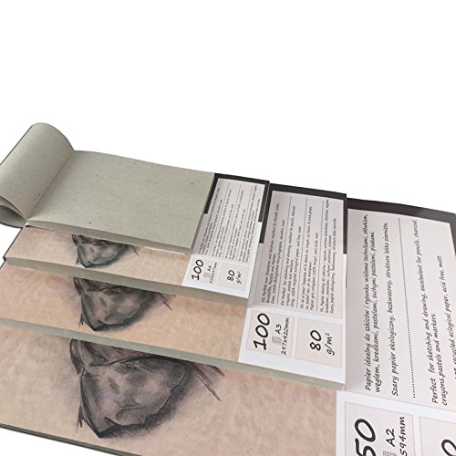 NEU Skizzenblock A3, 80g/m? 100 Blatt, Graubraun NEU Skizzenblock A3, 80g/m? 100 Blatt, Graubraun von CREATIV DISCOUNT