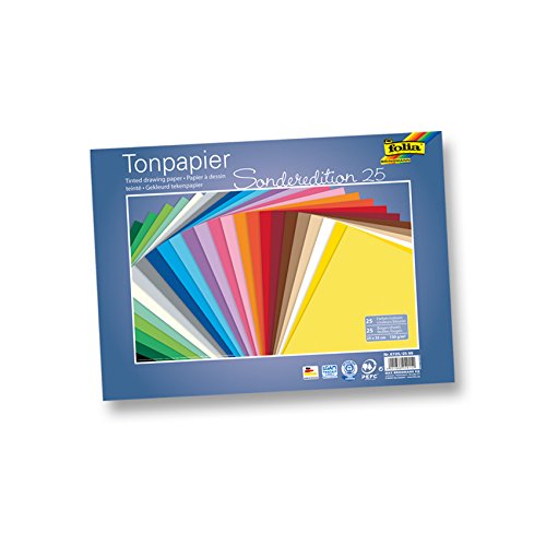 NEU Sortierung Tonpapier 25x35cm, 25 Bogen von CREATIV DISCOUNT
