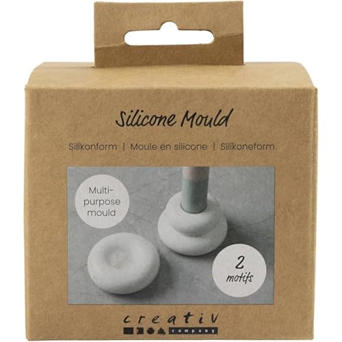 Silikonform/Gießform, Donutförmige Kerzenhalter, 2 x 6 cm & 3,8 x 6,2 cm, 2 Stück Silikonform/Gießform, Donutförmige Kerzenhalter, 2 x 6 cm & 3,8 x 6,2 cm, 2 Stück von CREATIV DISCOUNT