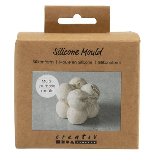 Silikonform/Gießform, Quadrat aus Kugeln, 4 x 4 x 4 cm Silikonform/Gießform, Quadrat aus Kugeln, 4 x 4 x 4 cm von CREATIV DISCOUNT