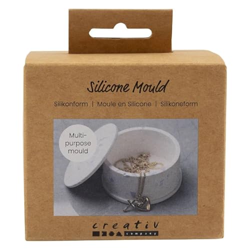Silikonform/Gießform, Vorratsglas/Dose mit Deckel, 4,5 x 7,5 cm Silikonform/Gießform, Vorratsglas/Dose mit Deckel, 4,5 x 7,5 cm von CREATIV DISCOUNT