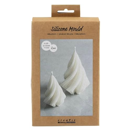 Silikonform/Gießform, Weihnachtsbäume, 8 x 5 cm & 11 x 7 cm, 2 Stück Silikonform/Gießform, Weihnachtsbäume, 8 x 5 cm & 11 x 7 cm, 2 Stück von CREATIV DISCOUNT