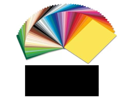 Tonpapier 130 g-qm 50x70 cm, Schwarz, 1 Bogen Tonpapier 130 g-qm 50x70 cm, Schwarz, 1 Bogen von CREATIV-DISCOUNT