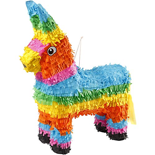 CREATIV 20828 Party Piñata, Größe 39x13x55 cm, kräftige Farben, 1 Stück von CREATIV