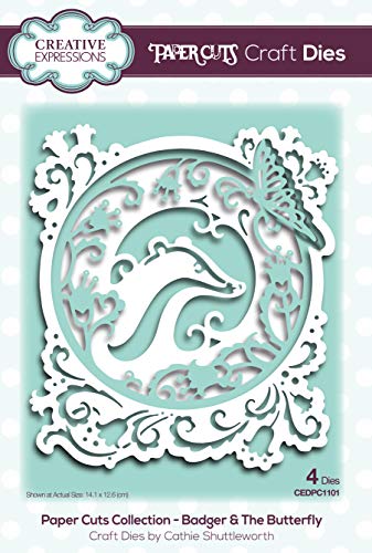 Creative Expressions Papier-Stanzschablonen, Metall, 3 Stück Creative Expressions Papier-Stanzschablonen, Metall, 3 Stück von CREATIVE EXPRESSIONS 3PL