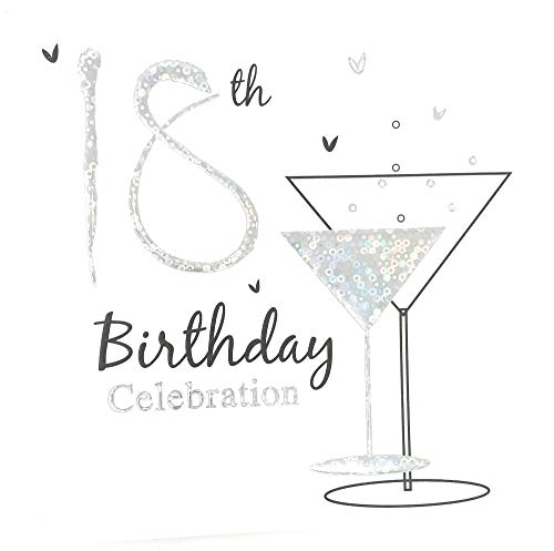 Einladungskarten zum 18. Geburtstag, mit Folienapplikation, 6er-Pack von Simon Elvin