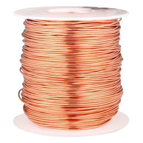 20 AWG – 99,9 % blanker Kupferdraht, weiche, reine Basteldrähte, Wickelmagnetdraht für Schmuckherstellung, Elektrokultur-Gartenantenne, Motor, Transformator, Wissenschaftsprojekte 20 AWG – 99,9 % blanker Kupferdraht, weiche, reine Basteldrähte, Wickelmagnetdraht für Schmuckherstellung, Elektrokultur-Gartenantenne, Motor, Transformator, Wissenschaftsprojekte von CREATZONE