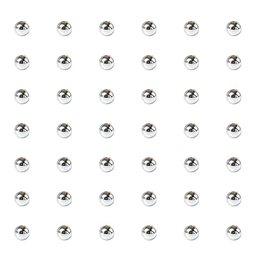 90 Stück kleine runde Perlen aus echtem 925 Sterling Silber 3 mm für Schmuckherstellung lose Perlen für die Herstellung von Armbändern, Halsketten, Ohrringen 90 Stück kleine runde Perlen aus echtem 925 Sterling Silber 3 mm für Schmuckherstellung lose Perlen für die Herstellung von Armbändern, Halsketten, Ohrringen von CREATZONE