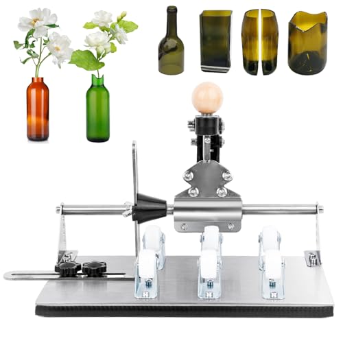 Professionelles Glasflaschenschneider-Set, verstellbares Glasschneidewerkzeug für Wein-, Bier- und Limonadenflaschen, All-in-One, umweltfreundliches DIY-Flaschenschneide-Set, Basteln Professionelles Glasflaschenschneider-Set, verstellbares Glasschneidewerkzeug für Wein-, Bier- und Limonadenflaschen, All-in-One, umweltfreundliches DIY-Flaschenschneide-Set, Basteln von CREECHWA
