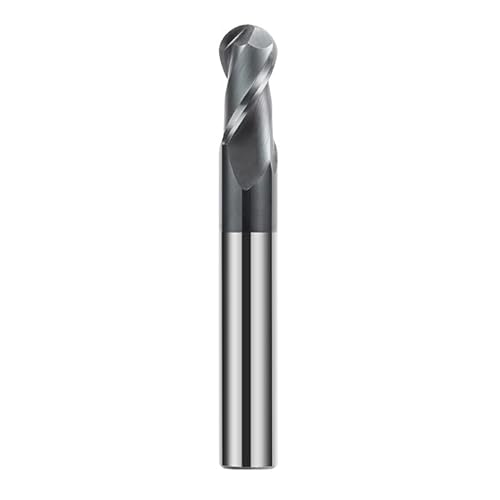 CREEYA 1 stücke Hartmetall Kugelkopffräser 16mm, 2 Zähne/2 Schneiden CNC Kugelfräser, HRC 55, AlTiN Schwarz Beschichtung, VHM Radiusfräser 16mm Für Stahl Metall Holz Acryl Kunststoff (Ø 16mm) CREEYA 1 stücke Hartmetall Kugelkopffräser 16mm, 2 Zähne/2 Schneiden CNC Kugelfräser, HRC 55, AlTiN Schwarz Beschichtung, VHM Radiusfräser 16mm Für Stahl Metall Holz Acryl Kunststoff (Ø 16mm) von CREEYA