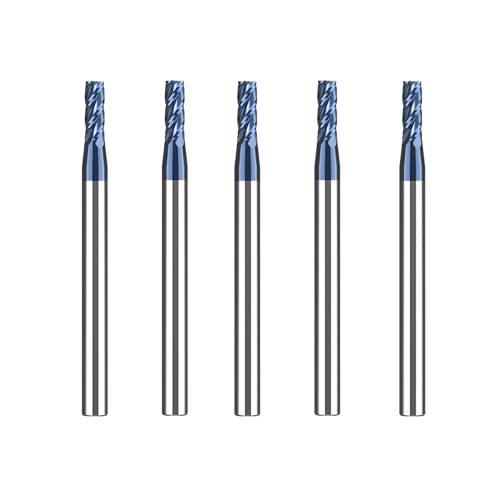 CREEYA 5 Stücke Hartmetall Schaftfräser 3mm, 4 Zähne/4 Schneiden, AlTiN Schwarz Beschichtung CNC Fräser, VHM Fräser 3mm Für Metall Holz Acryl Kunststoff (3mm) CREEYA 5 Stücke Hartmetall Schaftfräser 3mm, 4 Zähne/4 Schneiden, AlTiN Schwarz Beschichtung CNC Fräser, VHM Fräser 3mm Für Metall Holz Acryl Kunststoff (3mm) von CREEYA
