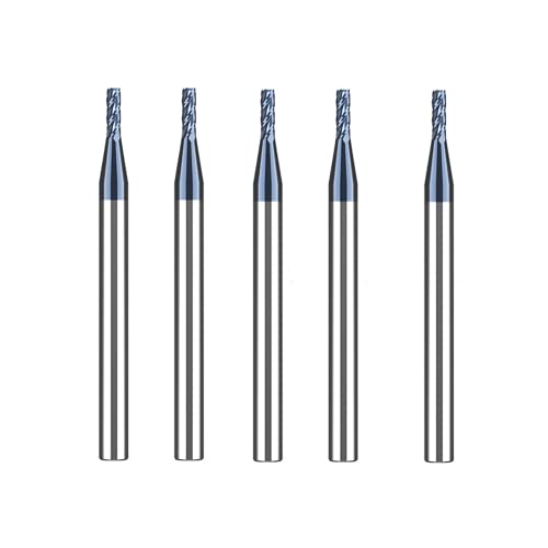 CREEYA 5 Stücke Hartmetall Schaftfräser 2mm, 4 Zähne/4 Schneiden, AlTiN Schwarz Beschichtung CNC Fräser, VHM Fräser 2mm Für Metall Holz Acryl Kunststoff (2mm) CREEYA 5 Stücke Hartmetall Schaftfräser 2mm, 4 Zähne/4 Schneiden, AlTiN Schwarz Beschichtung CNC Fräser, VHM Fräser 2mm Für Metall Holz Acryl Kunststoff (2mm) von CREEYA