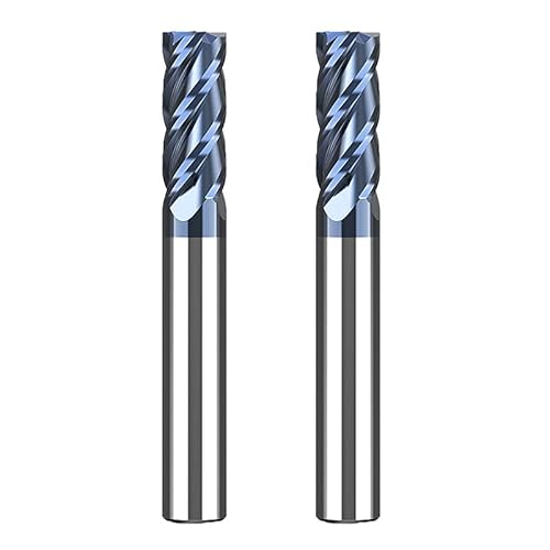 CREEYA 2 Stücke Hartmetall Schaftfräser 8mm, 4 Zähne/4 Schneiden, AlTiN Schwarz Beschichtung CNC Fräser, VHM Fräser 8mm Für Metall Holz Acryl Kunststoff (8mm) CREEYA 2 Stücke Hartmetall Schaftfräser 8mm, 4 Zähne/4 Schneiden, AlTiN Schwarz Beschichtung CNC Fräser, VHM Fräser 8mm Für Metall Holz Acryl Kunststoff (8mm) von CREEYA