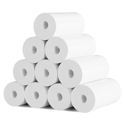 CRESZZLE Thermopapier für Kinder Sofortbildkameras 10 Rollen, Thermopapier Kinderkamera,Thermodrucker papier weiß, Null Tinten Druckpapier - Einfach auszutauschen CRESZZLE Thermopapier für Kinder Sofortbildkameras 10 Rollen, Thermopapier Kinderkamera,Thermodrucker papier weiß, Null Tinten Druckpapier - Einfach auszutauschen von CRESZZLE