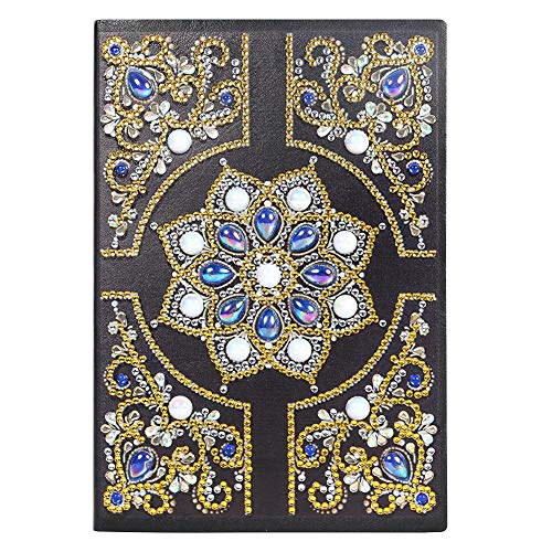 DIY Mandala Spezial geformtes Diamond Painting 50 Blatt A5 Notizbuch Journal Book von CRGANGZY