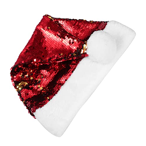 CRILSTYLEO 1Stk Pailletten-Weihnachtsmütze Kappe Weihnachtsbaum Weihnachten weihnachtsparty accessoires weihnachtsgeschenke Weihnachtsmützen glänzender Paillettenhut kurzer Plüsch rot CRILSTYLEO 1Stk Pailletten-Weihnachtsmütze Kappe Weihnachtsbaum Weihnachten weihnachtsparty accessoires weihnachtsgeschenke Weihnachtsmützen glänzender Paillettenhut kurzer Plüsch rot von CRILSTYLEO