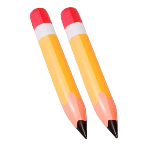 CRILSTYLEO 2 Stück Große Aufblasbare PVC Bleistiftballons für Klassenzimmerdekoration Schulanfang Party Deko Wiederverwendbar Lustig Einfache Befestigung CRILSTYLEO 2 Stück Große Aufblasbare PVC Bleistiftballons für Klassenzimmerdekoration Schulanfang Party Deko Wiederverwendbar Lustig Einfache Befestigung von CRILSTYLEO