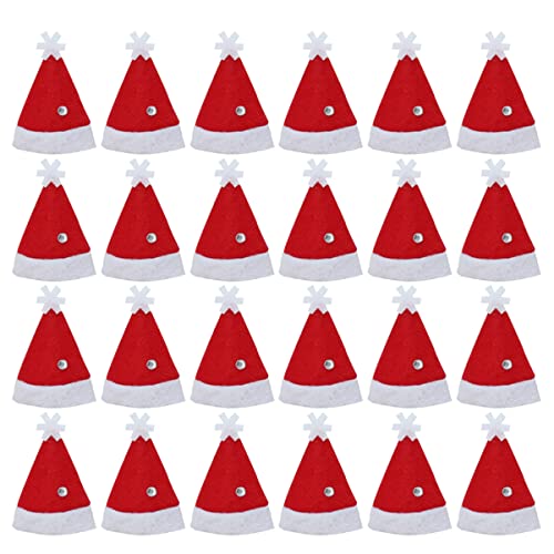 CRILSTYLEO Fröhliche Weihnachtsdekoration 24er-pack Mini-hüte Lutscherverpackungen Süßigkeitenverpackungskappen Weinflaschenverschlüsse Für Partys CRILSTYLEO Fröhliche Weihnachtsdekoration 24er-pack Mini-hüte Lutscherverpackungen Süßigkeitenverpackungskappen Weinflaschenverschlüsse Für Partys von CRILSTYLEO