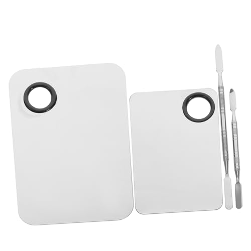 CRILSTYLEO 2Er Set Paletten Mischplatte Für Make Up Palette Für Make Up Maniküre Mischpalette Make Up Mischplatte Maniküre Mischtablett Pigmentmischwerkzeug Make Up Mischpalette CRILSTYLEO 2Er Set Paletten Mischplatte Für Make Up Palette Für Make Up Maniküre Mischpalette Make Up Mischplatte Maniküre Mischtablett Pigmentmischwerkzeug Make Up Mischpalette von CRILSTYLEO