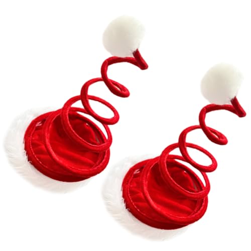 CRILSTYLEO Weihnachtsmütze Mit Kopfschmuck Frühlings-weihnachtsmütze Karnevals-foto-requisite Dekorativer Hut Für Weihnachts-feiertage von CRILSTYLEO