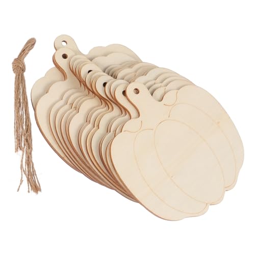 CRILSTYLEO 30 Stück Teiliges Holz Kürbisanhänger aus Naturbelassenem Holz Leichte DIY Bastelstücke für Unbemalte Holzscheiben Sichere Halloween Deko für Kreative Bastelprojekte CRILSTYLEO 30 Stück Teiliges Holz Kürbisanhänger aus Naturbelassenem Holz Leichte DIY Bastelstücke für Unbemalte Holzscheiben Sichere Halloween Deko für Kreative Bastelprojekte von CRILSTYLEO