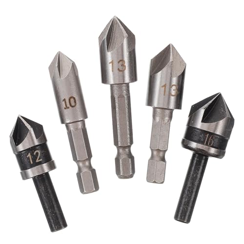 CRILSTYLEO 5 Teiliges Set Fasenbohrer Holzbearbeitungswerkzeuge Wen Werkzeuge Für Die Holzbearbeitung Senkerbohrer Senkerbohrer Bohrer Entgratungswerkzeug Für Metallsenkerbohrer Für Holz CRILSTYLEO 5 Teiliges Set Fasenbohrer Holzbearbeitungswerkzeuge Wen Werkzeuge Für Die Holzbearbeitung Senkerbohrer Senkerbohrer Bohrer Entgratungswerkzeug Für Metallsenkerbohrer Für Holz von CRILSTYLEO
