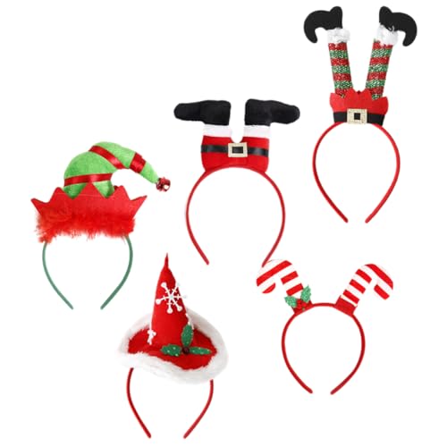 CRILSTYLEO 5st Weihnachtsaccessoires Weihnachtsstirnbänder Für Weihnachtsfeier Weihnachtslicht-stirnband Weihnachtskostüm Party-stirnbänder Weihnachtliche Stirnbänder Weihnachten Vlies CRILSTYLEO 5st Weihnachtsaccessoires Weihnachtsstirnbänder Für Weihnachtsfeier Weihnachtslicht-stirnband Weihnachtskostüm Party-stirnbänder Weihnachtliche Stirnbänder Weihnachten Vlies von CRILSTYLEO