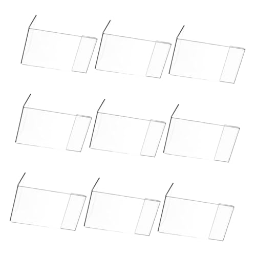 CRILSTYLEO 9 Stück Teiliges Acryl Schildhalter Förmige Schräg Stehende Menükartenhalter für Schreibtisch für und Produktinformationen Transparentes Design für Sichtbarkeit CRILSTYLEO 9 Stück Teiliges Acryl Schildhalter Förmige Schräg Stehende Menükartenhalter für Schreibtisch für und Produktinformationen Transparentes Design für Sichtbarkeit von CRILSTYLEO