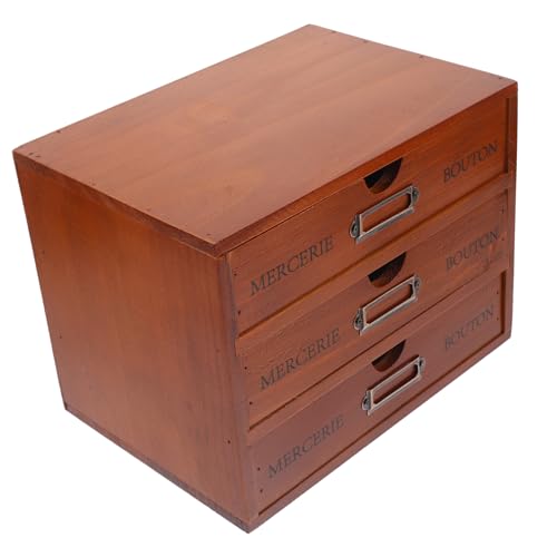 CRILSTYLEO Holz Aufbewahrungsbox mit Lagiger Schreibtisch Organizer für Schmuck Bürobedarf und Kleine Gegenstände Robuste und Praktische Kommode für Zuhause und Büro CRILSTYLEO Holz Aufbewahrungsbox mit Lagiger Schreibtisch Organizer für Schmuck Bürobedarf und Kleine Gegenstände Robuste und Praktische Kommode für Zuhause und Büro von CRILSTYLEO