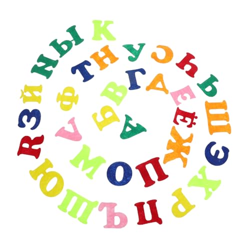 CRILSTYLEO Russische Alphabet Buchstaben Sticker für Weichem Filz und Vliesstoff Interaktives Lernspielzeug zur Frühkindlichen Sprachförderung Ablösbar ohne Rückstände für Kindergarten und CRILSTYLEO Russische Alphabet Buchstaben Sticker für Weichem Filz und Vliesstoff Interaktives Lernspielzeug zur Frühkindlichen Sprachförderung Ablösbar ohne Rückstände für Kindergarten und von CRILSTYLEO