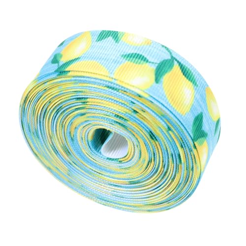 CRILSTYLEO Sommerliche Geschenkband Schleifenband mit Zitronenmuster Polyester für Partydekoration Hochzeit Geburtstag Holiday Fruit Ribbon CRILSTYLEO Sommerliche Geschenkband Schleifenband mit Zitronenmuster Polyester für Partydekoration Hochzeit Geburtstag Holiday Fruit Ribbon von CRILSTYLEO