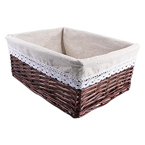 CRILSTYLEO Weidenkorb Groß Körbe Aufbewahrung Geflochten Wäschekorb Spielzeug-sortierbox 40 X 30 X 16 Cm CRILSTYLEO Weidenkorb Groß Körbe Aufbewahrung Geflochten Wäschekorb Spielzeug-sortierbox 40 X 30 X 16 Cm von CRILSTYLEO