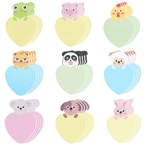 32 Pcs Haftnotizen Cartoon Tier, Selbstklebende Registerkarten Notizblock Set, Niedliche Briefpapier Liefert Geformt Buch Tabs, Herz Klebrige Pads Für Student Kinder Geschenke Home Office Schule Memo 32 Pcs Haftnotizen Cartoon Tier, Selbstklebende Registerkarten Notizblock Set, Niedliche Briefpapier Liefert Geformt Buch Tabs, Herz Klebrige Pads Für Student Kinder Geschenke Home Office Schule Memo von CRITIVE-SHOP