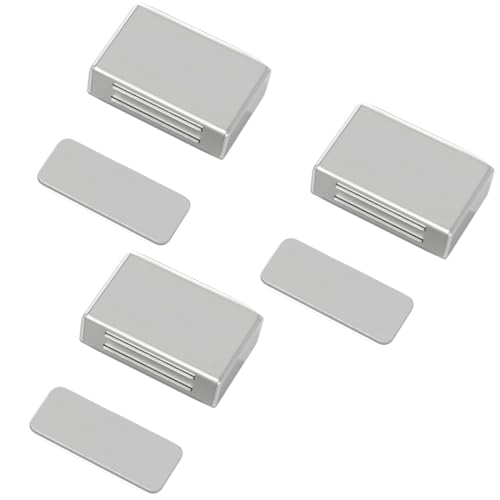 CRLLDPM 3 Stück Tür Magnet Schranktüren Selbstklebend, Tür Magnete für Schranktüren, Schrankmagnete, Schranktürverschluss für Küche, Edelstahl Magnetverschluss, Für Küche Magnete für Schubladen CRLLDPM 3 Stück Tür Magnet Schranktüren Selbstklebend, Tür Magnete für Schranktüren, Schrankmagnete, Schranktürverschluss für Küche, Edelstahl Magnetverschluss, Für Küche Magnete für Schubladen von CRLLDPM