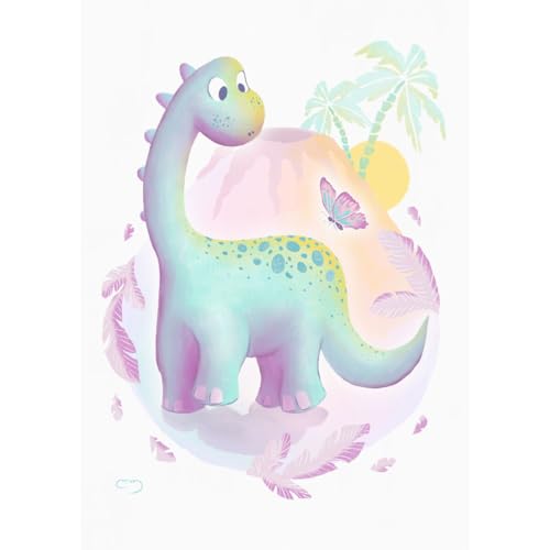 Crochetts Folie 30 x 42 x 1 cm Dinosaurier, bunt Crochetts Folie 30 x 42 x 1 cm Dinosaurier, bunt von CROCHETTS
