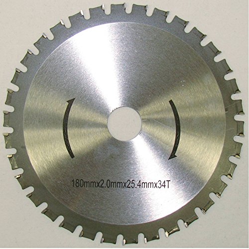 HM Kreissägeblatt 180 x 25,4 mm 34Z Universal für Metall und Kunststoff, hartmetallbestücktes Sägeblatt für viele unterschiedliche Anwendungen HM Kreissägeblatt 180 x 25,4 mm 34Z Universal für Metall und Kunststoff, hartmetallbestücktes Sägeblatt für viele unterschiedliche Anwendungen von CROSSFER GmbH