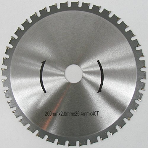 HM Kreissägeblatt 200 x 25,4 mm 40Z Universal für Metall und Kunststoff, hartmetallbestücktes Sägeblatt für viele unterschiedliche Anwendungen HM Kreissägeblatt 200 x 25,4 mm 40Z Universal für Metall und Kunststoff, hartmetallbestücktes Sägeblatt für viele unterschiedliche Anwendungen von CROSSFER