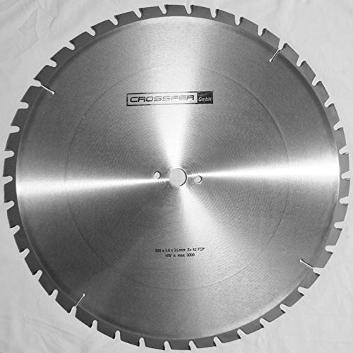 Hartmetall HM Kreissägeblatt 600x35 Z42 FSP Flachzahn Fase für Tischkreissägen, Handkreissägen, Gehrungssägen und Wippkreissägen. Grobschnittsägeblatt für den Längs- und Querschnitt in der Holzverarbeitung und Brennholzverarbeitung Hartmetall HM Kreissägeblatt 600x35 Z42 FSP Flachzahn Fase für Tischkreissägen, Handkreissägen, Gehrungssägen und Wippkreissägen. Grobschnittsägeblatt für den Längs- und Querschnitt in der Holzverarbeitung und Brennholzverarbeitung von CROSSFER