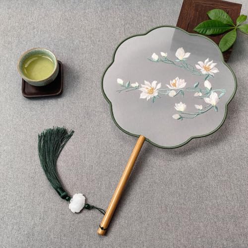 Ancient Style Fan Suzhou Doppelseitige Stickerei Gruppe Fan Dance Spezieller chinesischer Stil Hanfu Qipao Klassischer runder Fächer Sommerfächer Ancient Style Fan Suzhou Doppelseitige Stickerei Gruppe Fan Dance Spezieller chinesischer Stil Hanfu Qipao Klassischer runder Fächer Sommerfächer von CRRHSADEP
