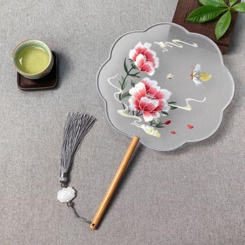 Ancient Style Fan Suzhou Doppelseitige Stickerei Gruppe Fan Dance Spezieller chinesischer Stil Hanfu Qipao Klassischer runder Fächer Sommerfächer Ancient Style Fan Suzhou Doppelseitige Stickerei Gruppe Fan Dance Spezieller chinesischer Stil Hanfu Qipao Klassischer runder Fächer Sommerfächer von CRRHSADEP