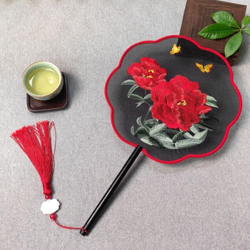 Ancient Style Fan Suzhou Doppelseitige Stickerei Gruppe Fan Dance Spezieller chinesischer Stil Hanfu Qipao Klassischer runder Fächer Sommerfächer Ancient Style Fan Suzhou Doppelseitige Stickerei Gruppe Fan Dance Spezieller chinesischer Stil Hanfu Qipao Klassischer runder Fächer Sommerfächer von CRRHSADEP