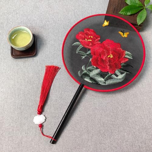 Ancient Style Fan Suzhou Doppelseitige Stickerei Gruppe Fan Dance Spezieller chinesischer Stil Hanfu Qipao Klassischer runder Fächer Sommerfächer Ancient Style Fan Suzhou Doppelseitige Stickerei Gruppe Fan Dance Spezieller chinesischer Stil Hanfu Qipao Klassischer runder Fächer Sommerfächer von CRRHSADEP
